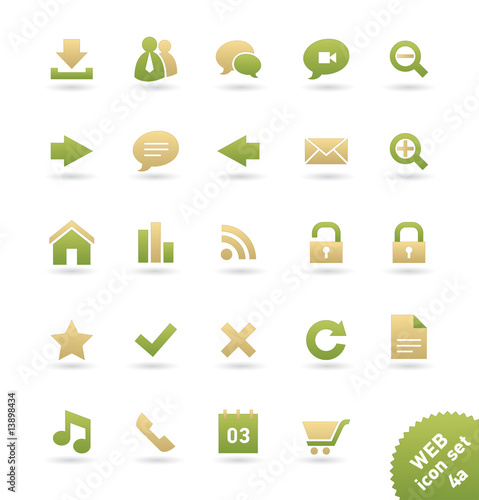 Vector icon set WEB [04a]