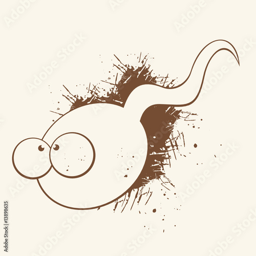 sperma samen maskottchen