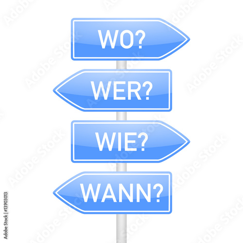 schilder wo wer wie wann