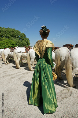 Fototapeta costume arlesien