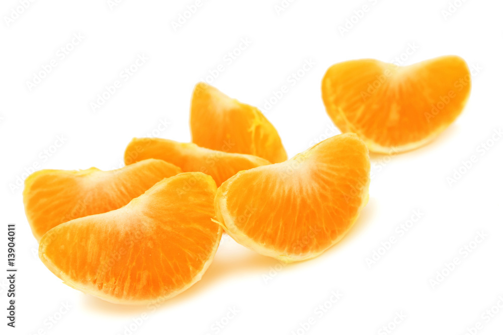 Segments of tangerine.