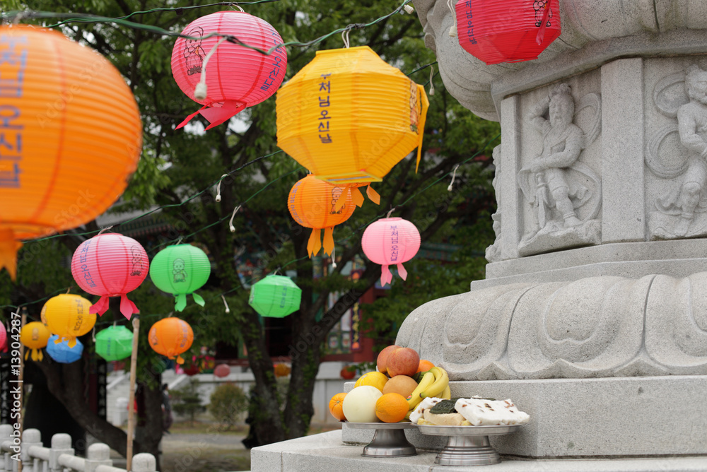 Fototapeta premium Tempel auf Geoje