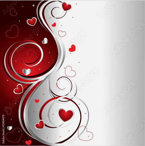 Background with Hearts