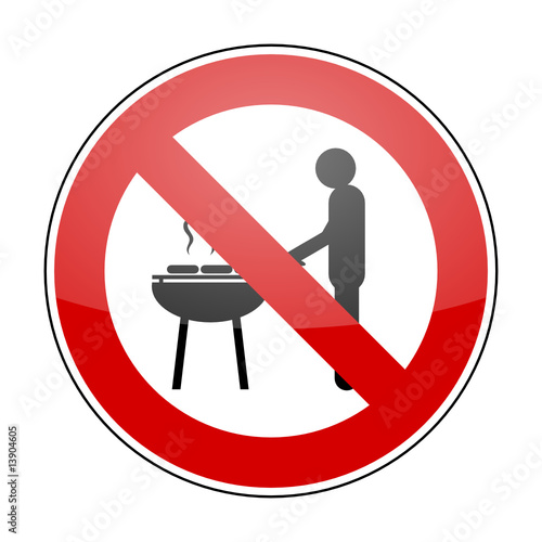 zeichen grillen verboten I