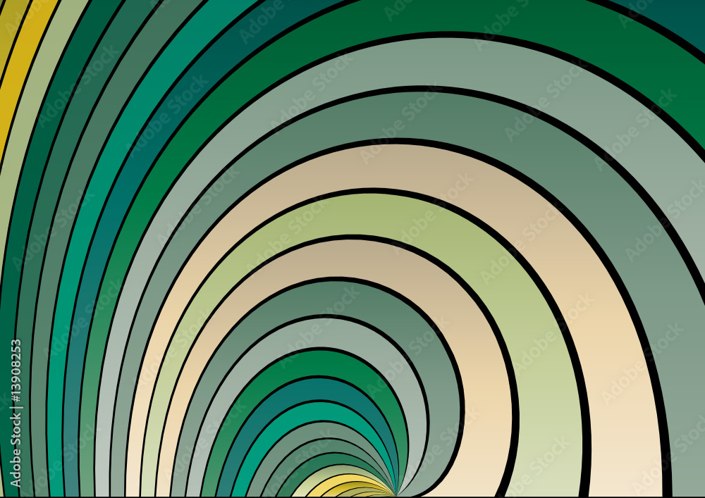 Fototapeta premium Abstract snail