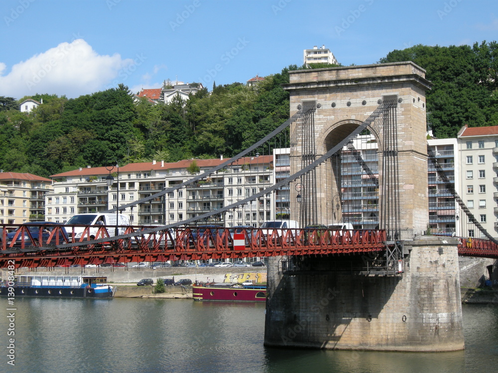 Fototapeta premium pont Mazaryk, Lyon, Franc