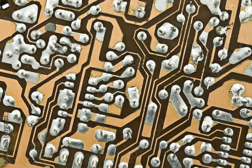 Electronic circuit plate background