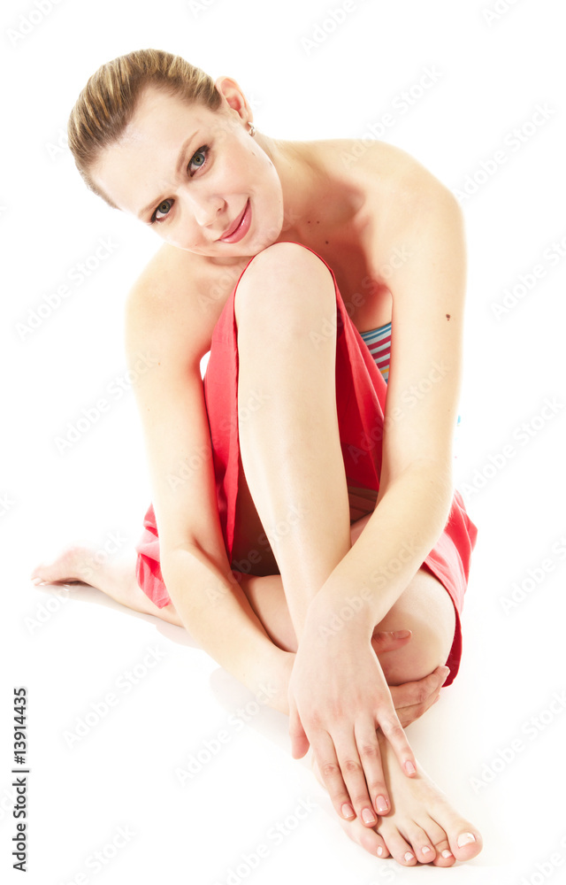 Obraz premium portrait of beautiful young woman