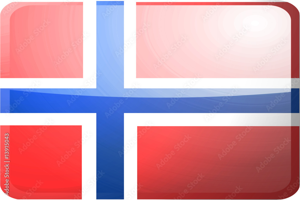 Flag of Norway button