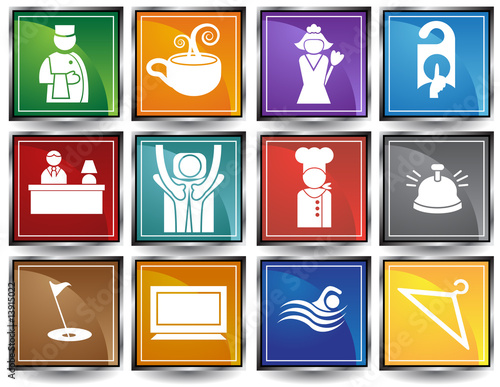 Hotel Icon Set