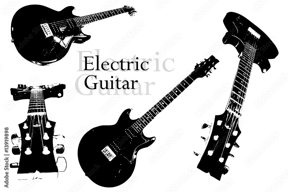 Obraz premium electric guitar vector
