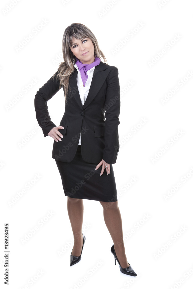 beautiful businesswoman isolated on white background beautiful businesswoman isolated on white background