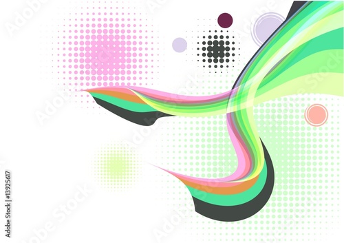 Turquoise horizontal stripes