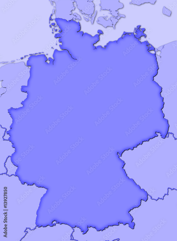 Deutschland, Landkarte