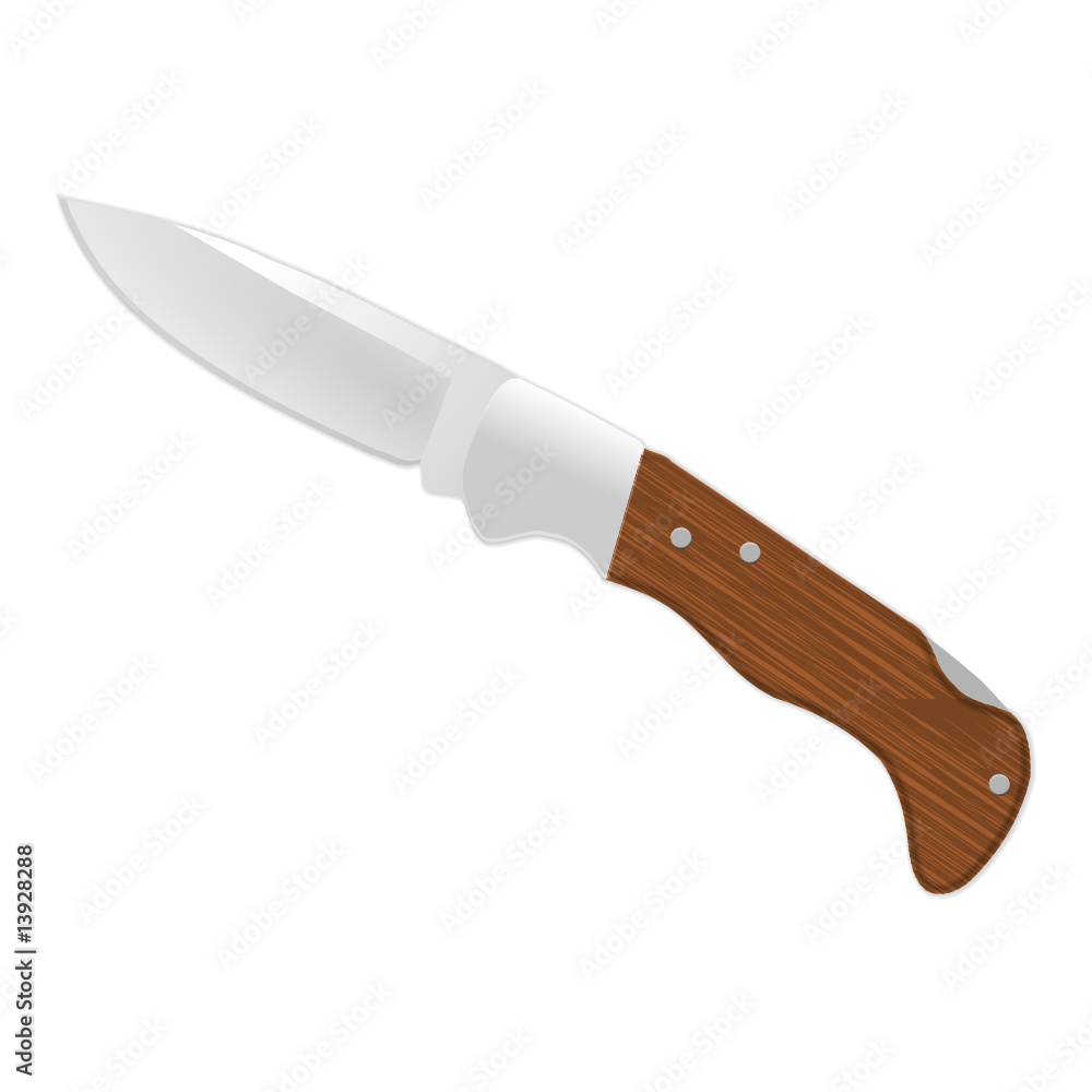 Fototapeta premium messer (holzgriff)