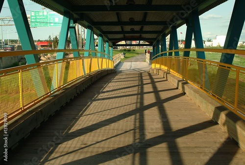 A small covered bridge