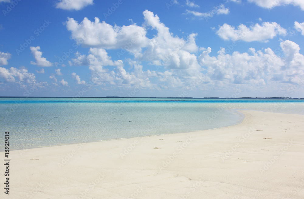 Obraz premium plage déserte et lagon