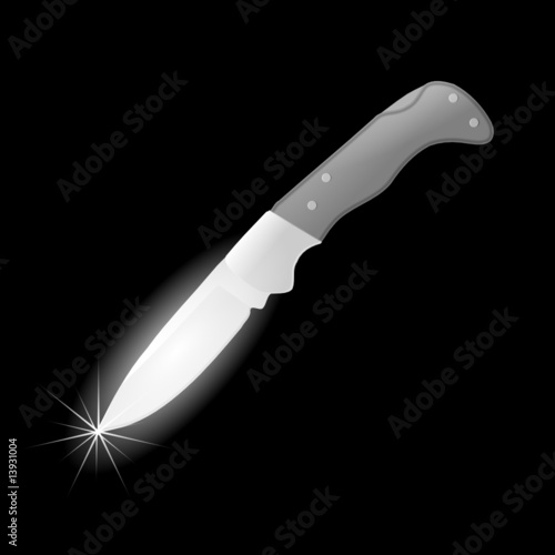 messer (grauer griff)