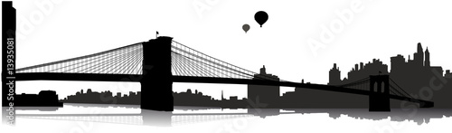 Brooklin Bridge - Vektor