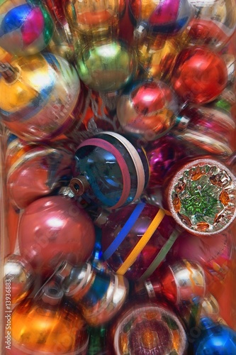 A background of Christmas decorations © Vibe Images