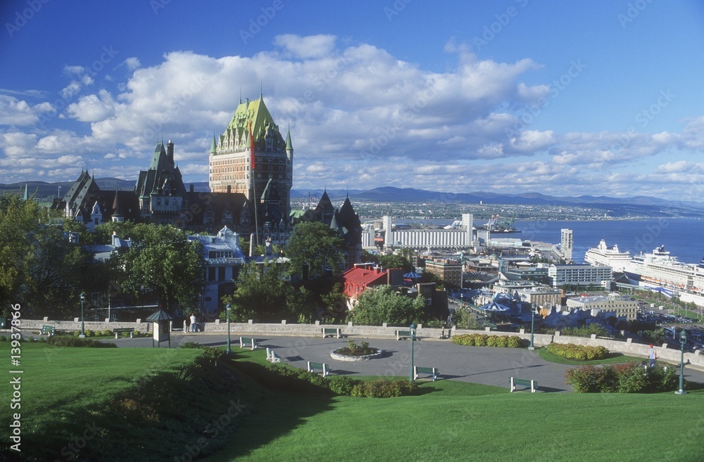Overview of Quebec City, Quebec, Canada