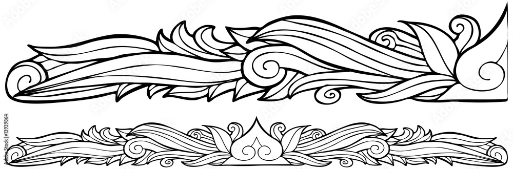 Fototapeta premium Decorative Border