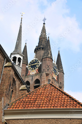 Clocher de l'église de Delft