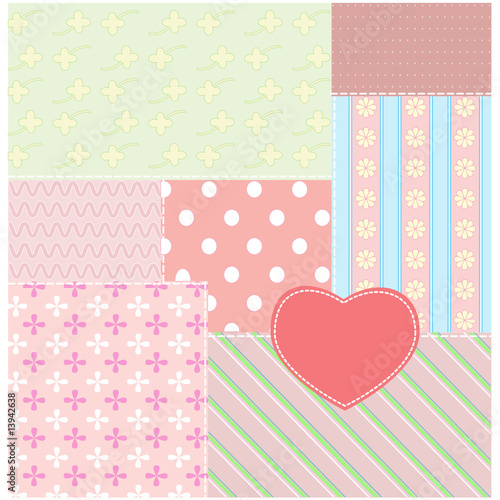 Patchwork Hintergrund
