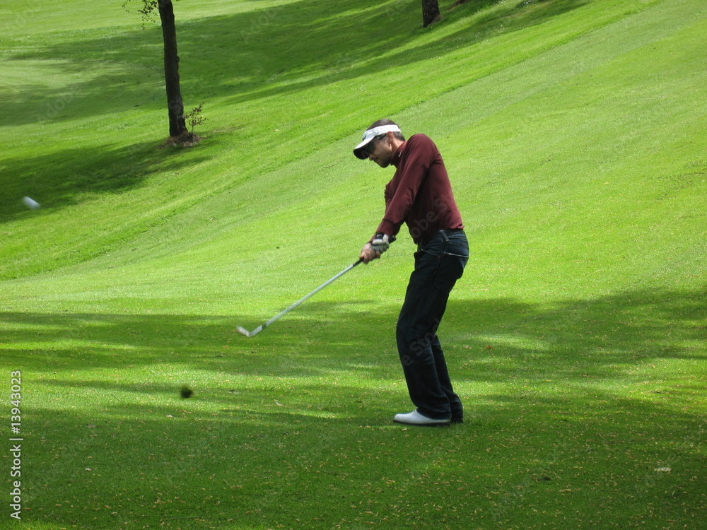 Obraz premium golfeur