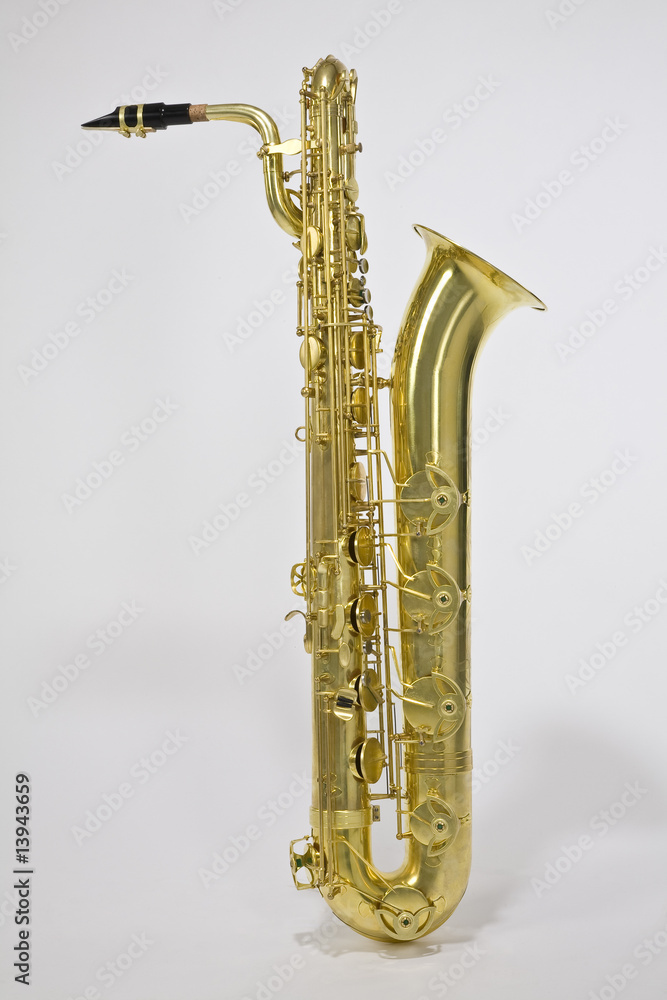 Naklejka premium Baritone Saxophone