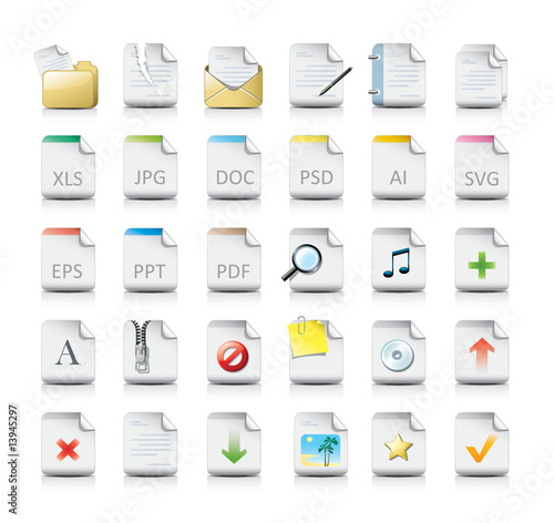 Documents and Applications icons