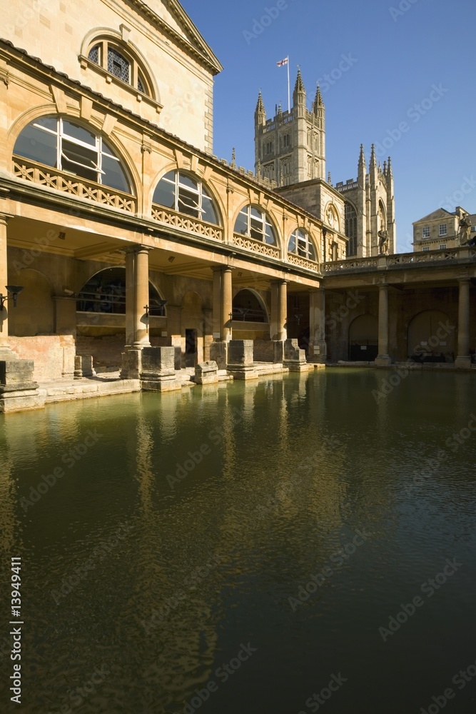 Roman Bath in England
