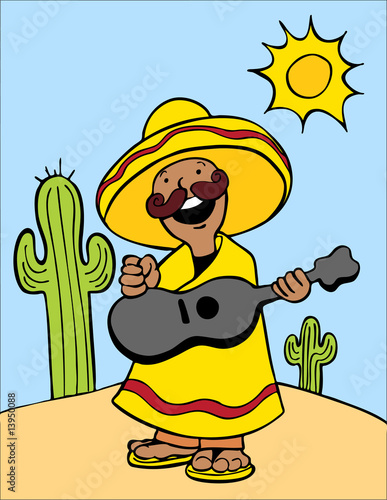 Mexican Guitar Player