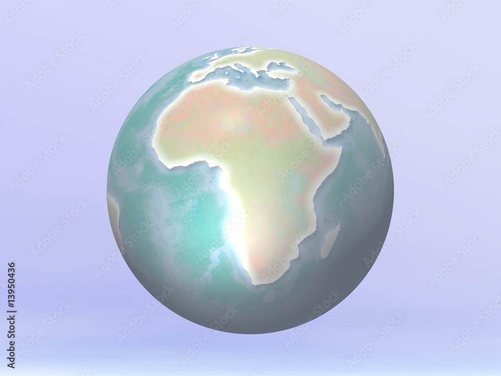 Fototapeta premium 3D Globe