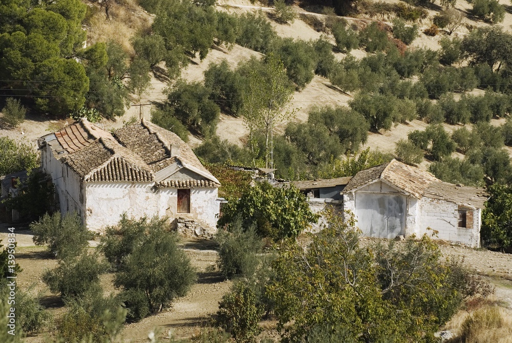 Old Farmhouse and Outbuildings in Andalucia, Spain...
