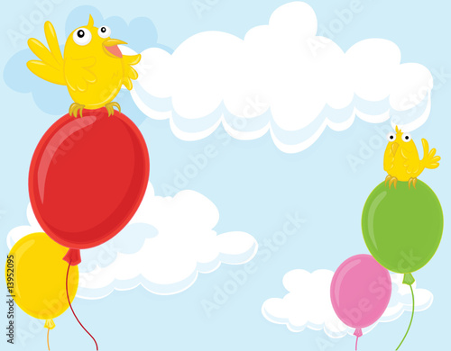 birds and balloons