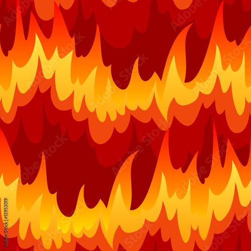 Seamless with fire