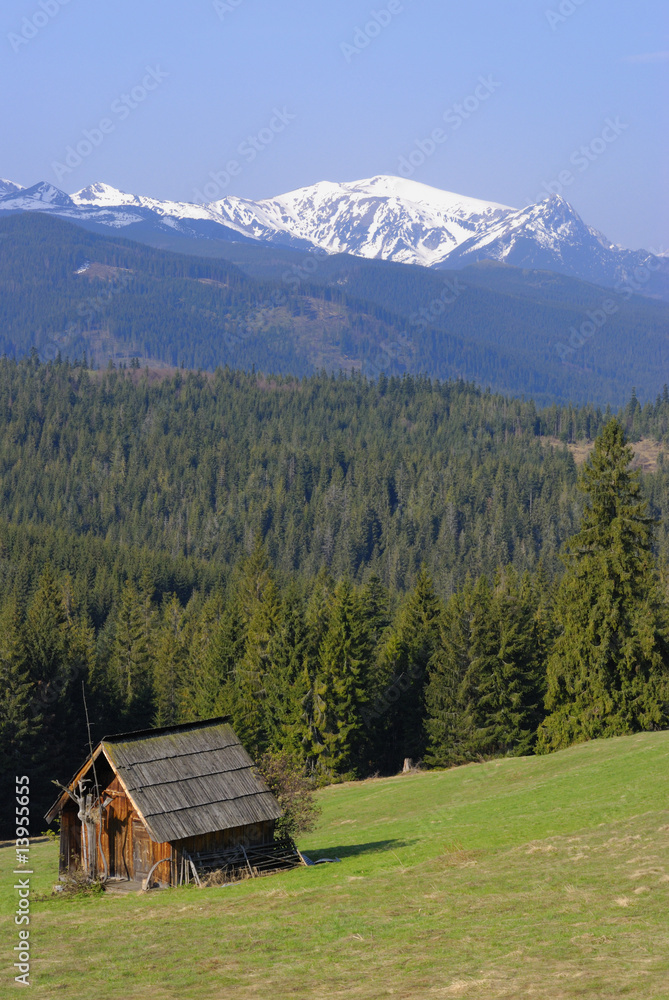 Mountain chalet in Tatras