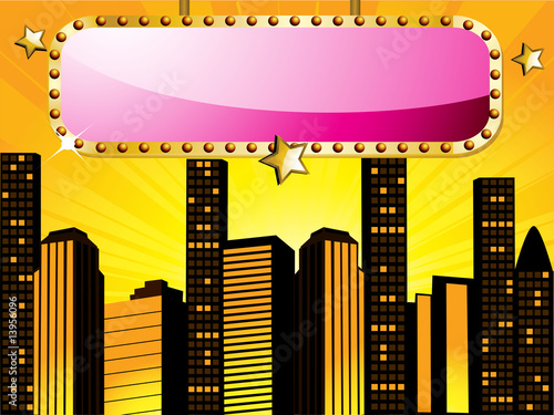 city sign