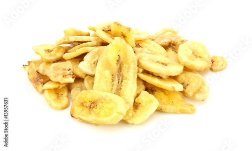Sweetened banana chips