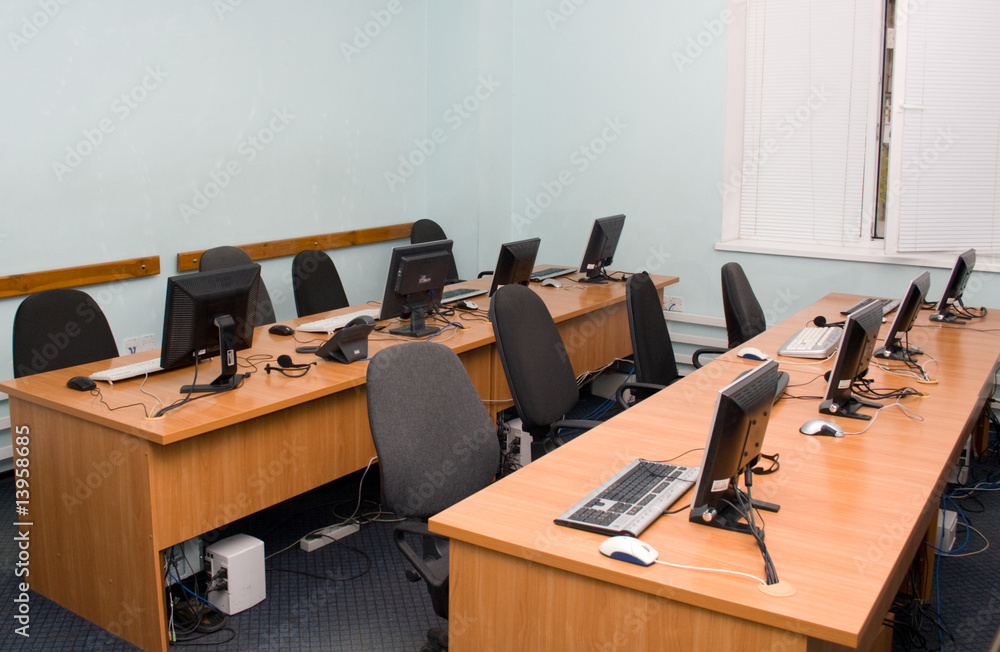 Naklejka premium Office or training centre interior