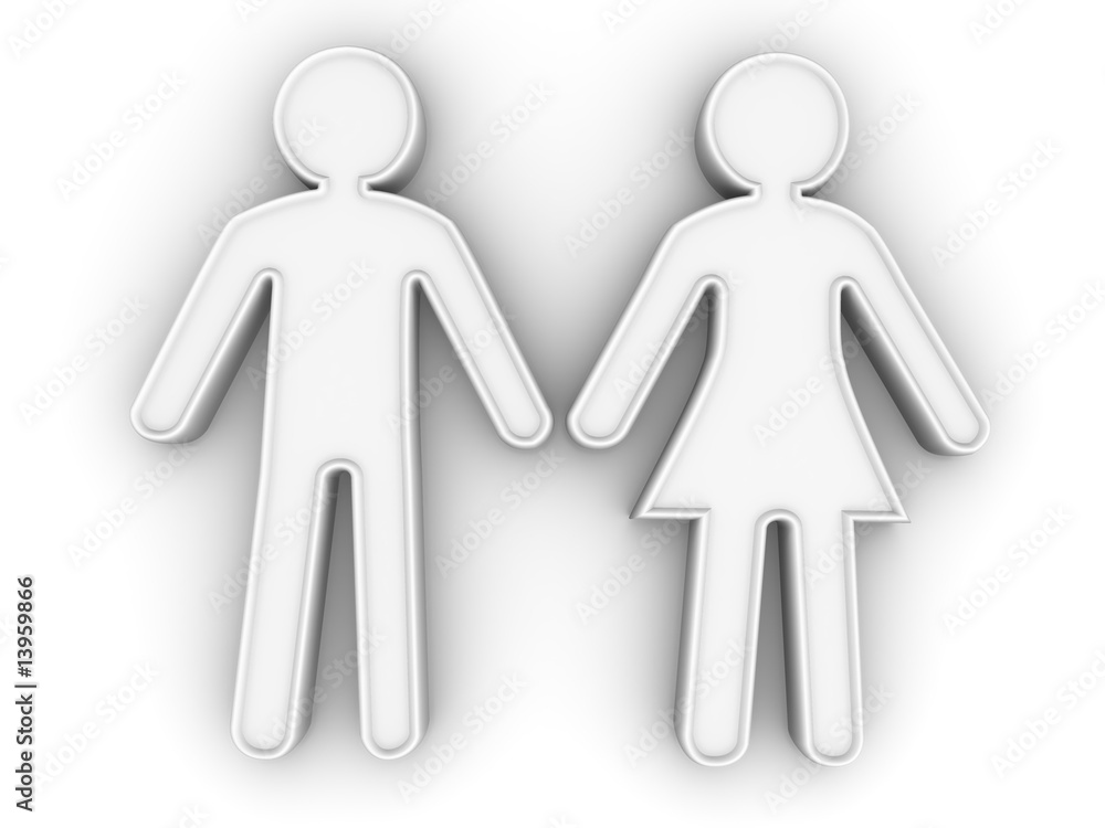 Male and female. Signs Male and female. Signs