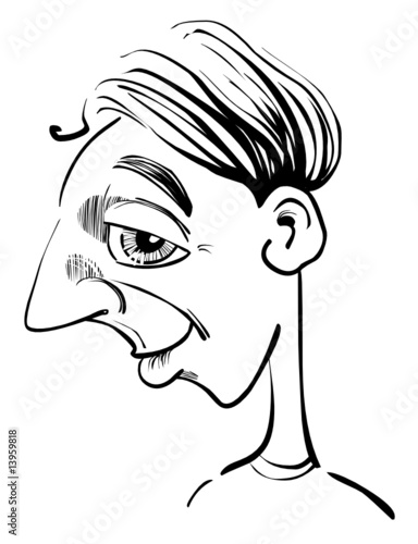 funny man caricature