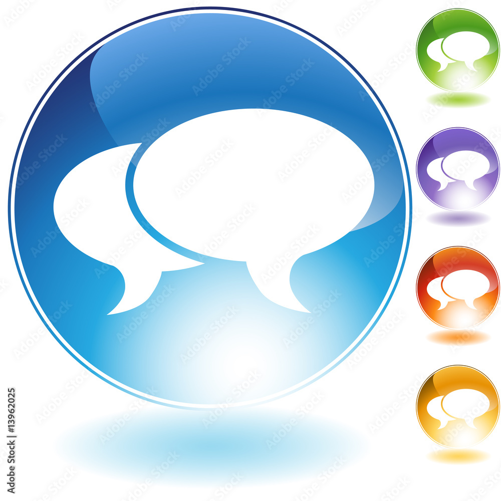 Fototapeta premium Chat Icon