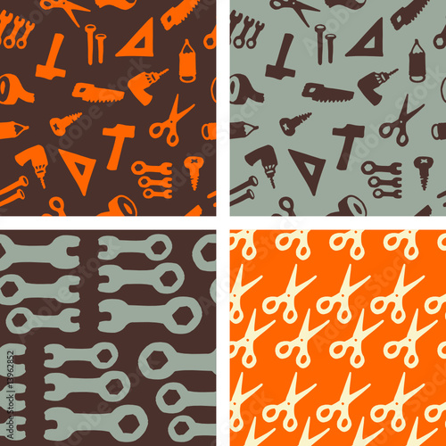 seamless patterns - outils & bricolage