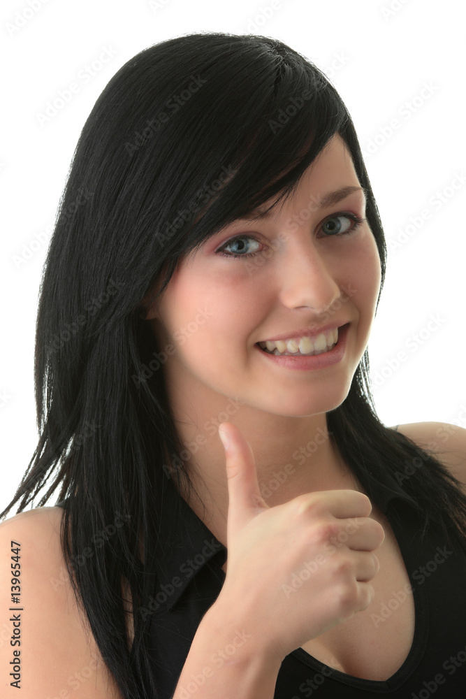 Portrait of attractive young woman Portrait of attractive young woman