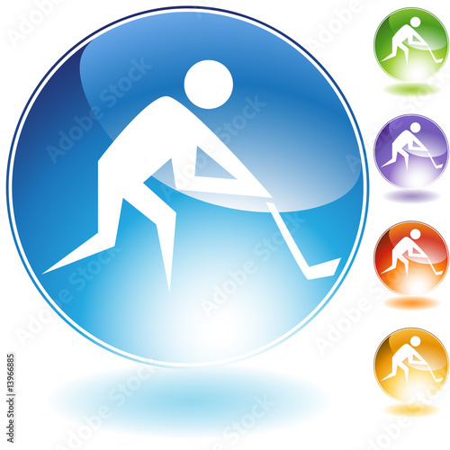 Canvas Print Hockey Icon