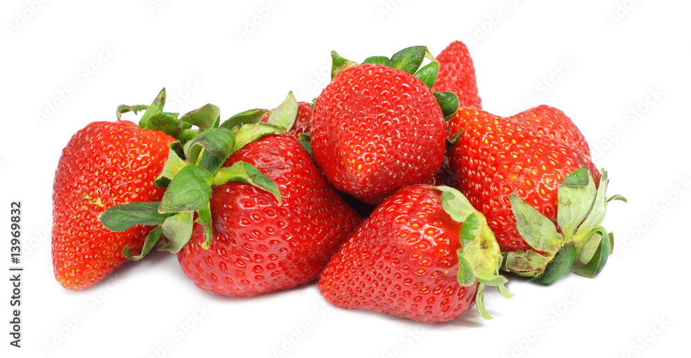 Strawberries on white background Strawberries on white background