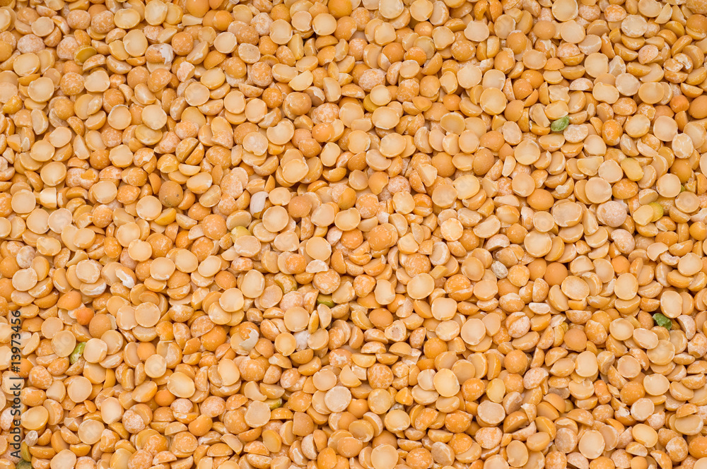 Split peas background Split peas background