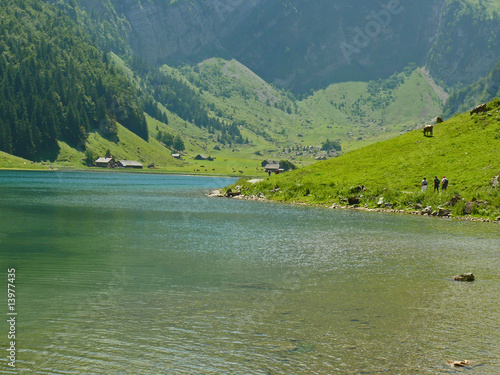 Wasserauen, Seealpsee im Appenzeller Land photo